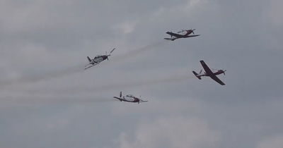 תיעוד: מטס חיל האוויר מעל בית חולים 'בילינסון'