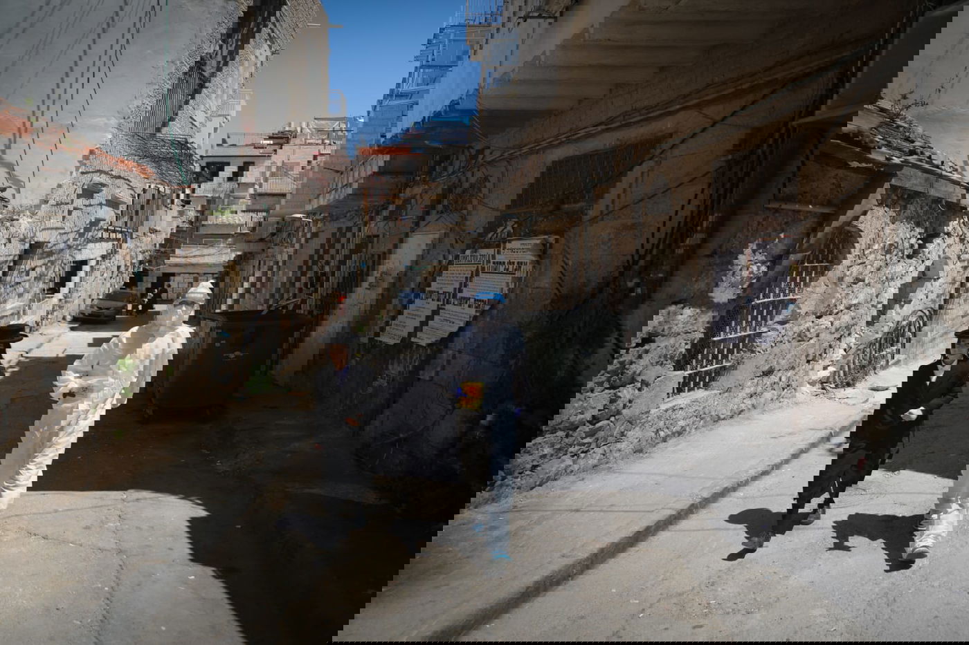 צוות מד"א ערך בדיקות במאה שערים ויצא בשלום