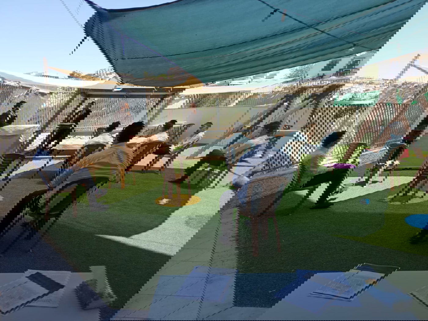 ר"מ הישיבה הגיע למסור שיעור לבחורי הישיבה