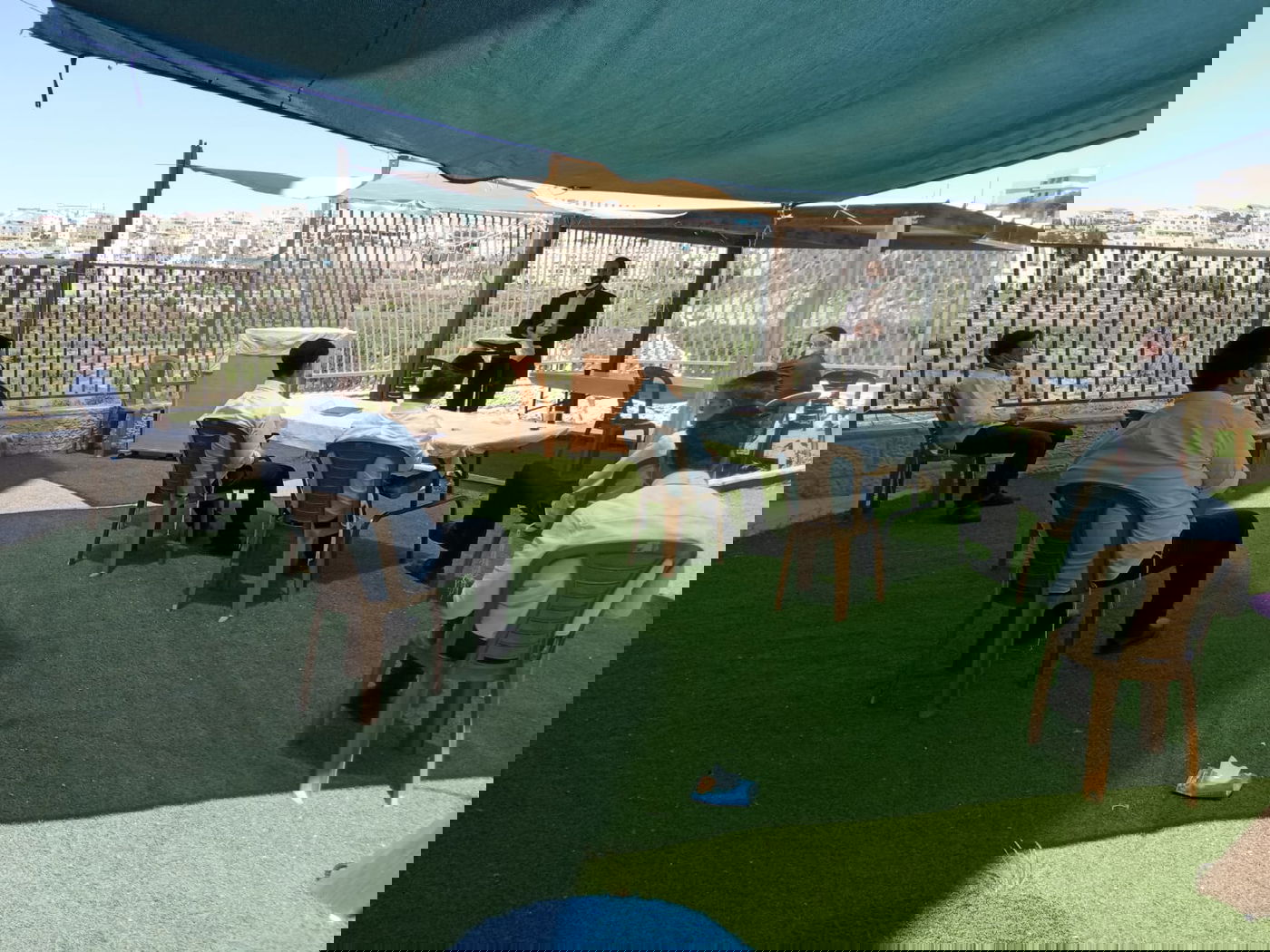 ר"מ הישיבה הגיע למסור שיעור לבחורי הישיבה