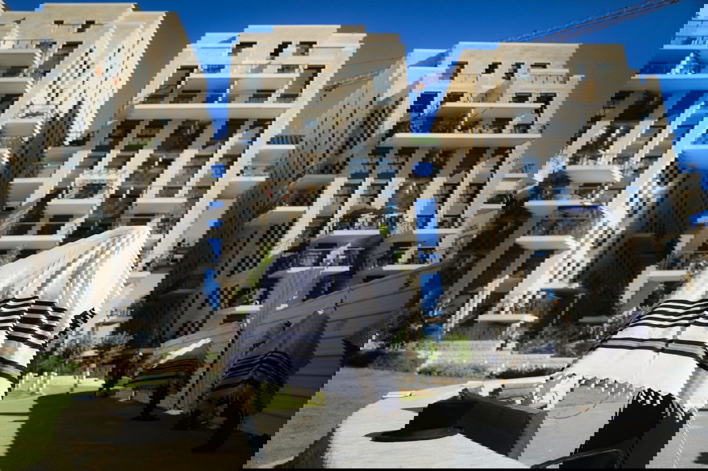 כך נראתה שחרית בקרית בעלזא שבהסגר