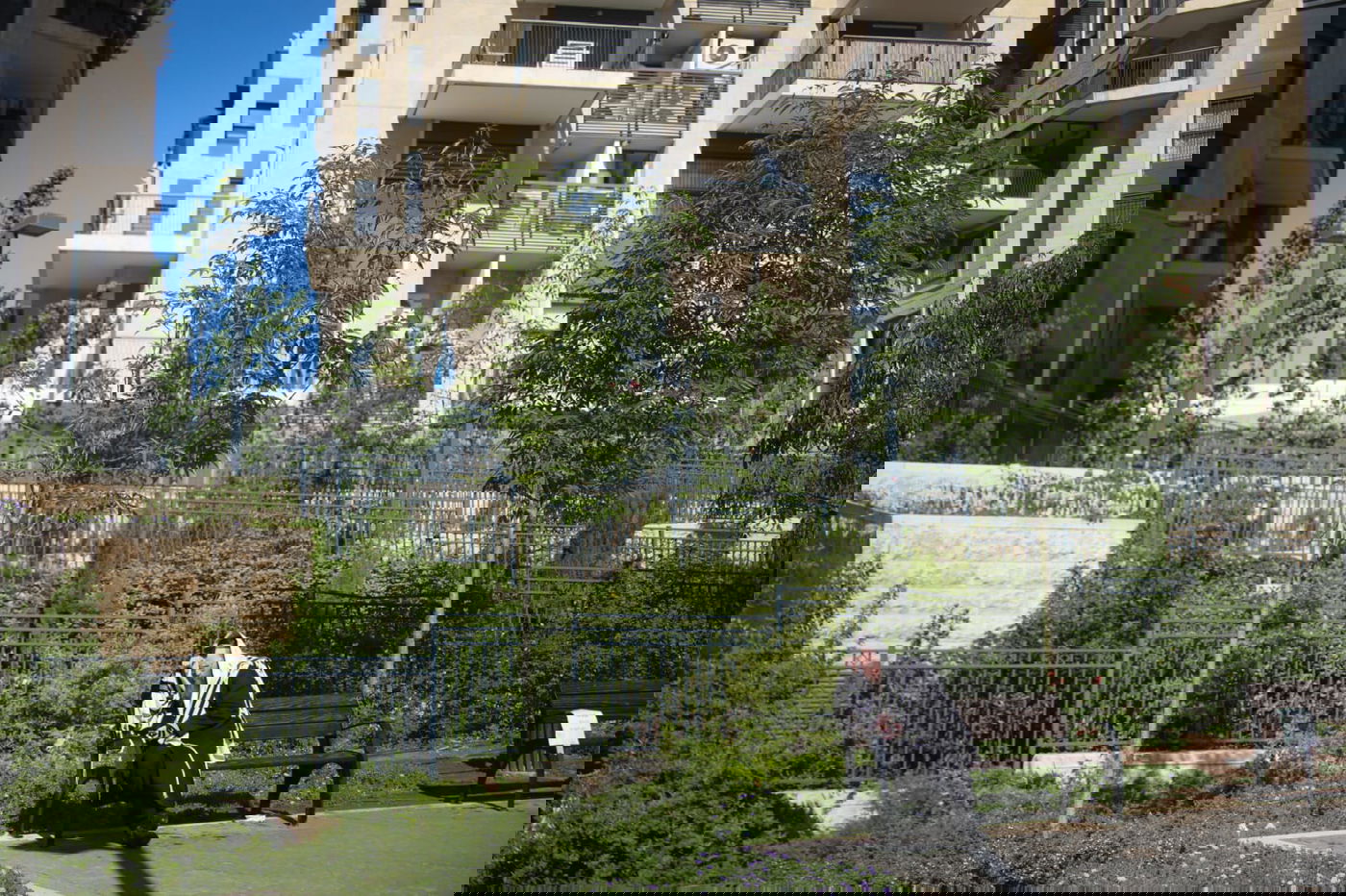 כך נראתה שחרית בקרית בעלזא שבהסגר