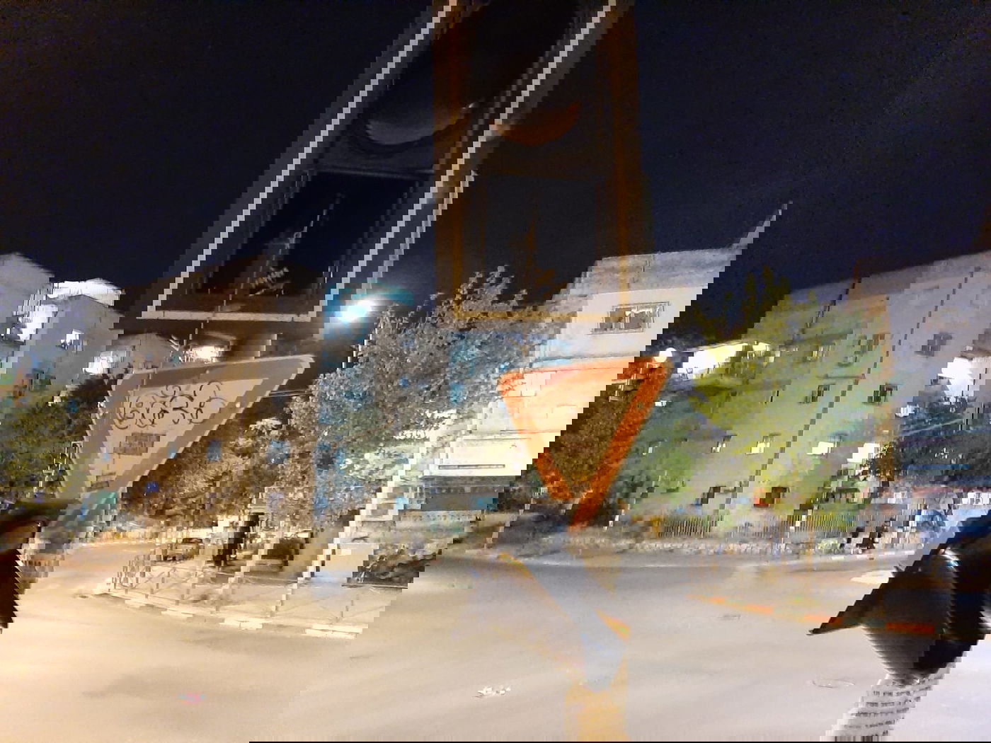 תיעוד הפוגרום בליל שבת. צולם במוצאי השבת