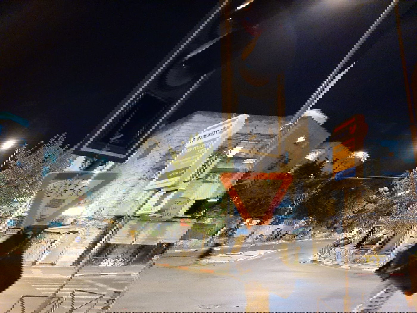 תיעוד הפוגרום בליל שבת. צולם במוצאי השבת