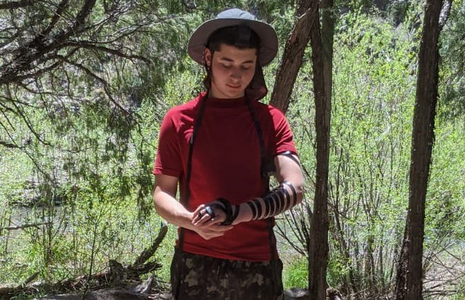 משה אריה יוסט ז"ל, במהלך הטיול שנגמר באסון