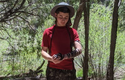 משה אריה יוסט ז"ל, במהלך הטיול שנגמר באסון