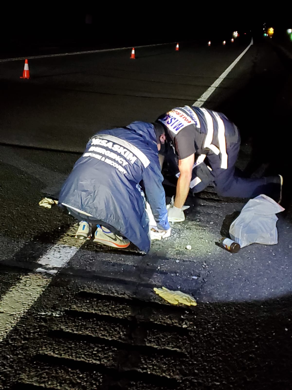 זירת התאונה הקשה