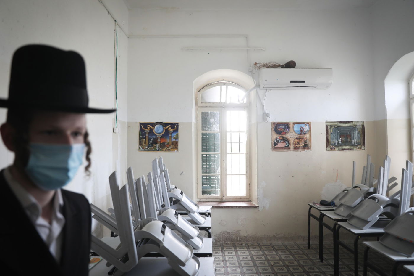 כך נראה חיידר בימי קורונה • גלריה מיוחדת