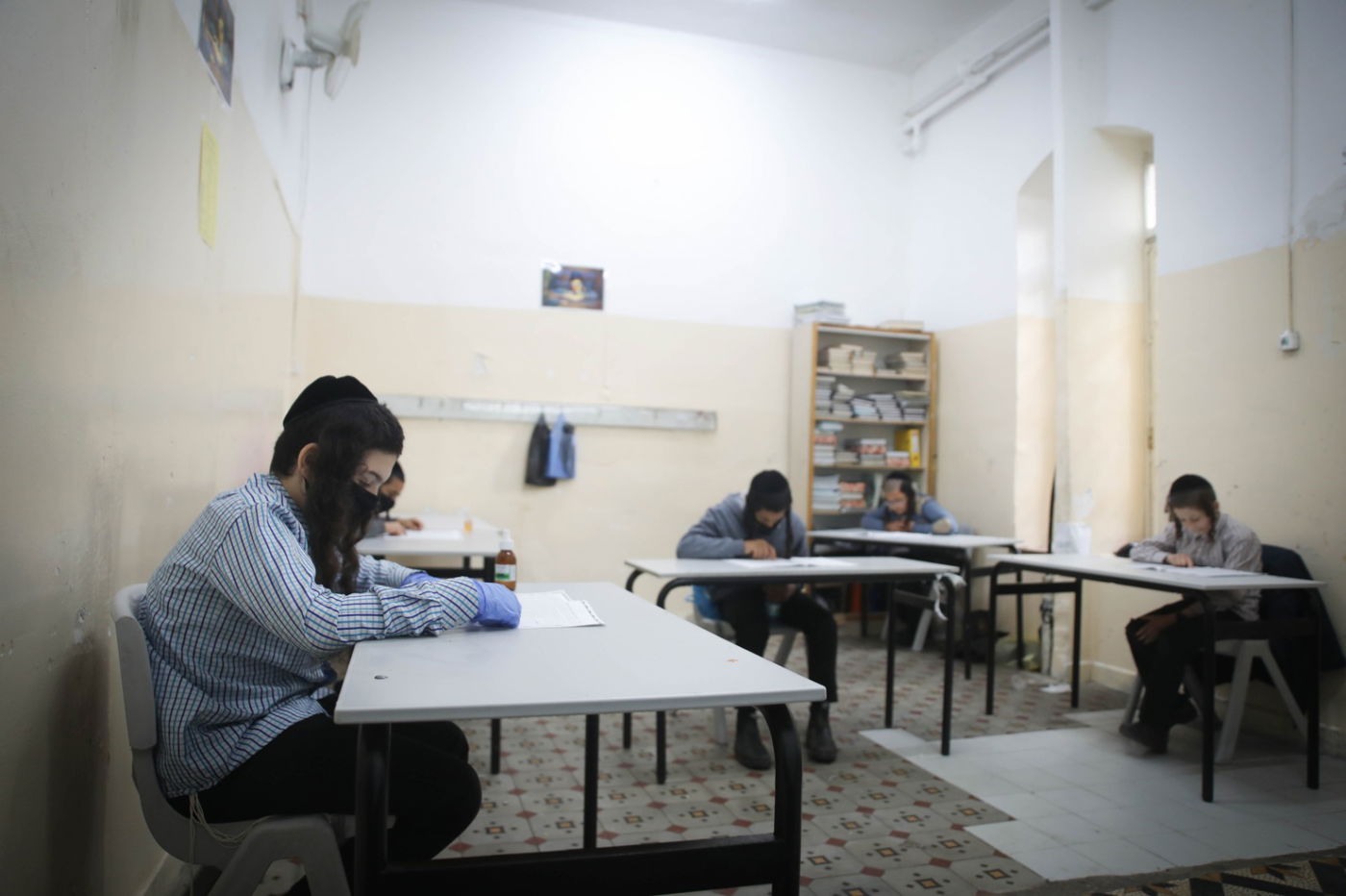 כך נראה חיידר בימי קורונה • גלריה מיוחדת