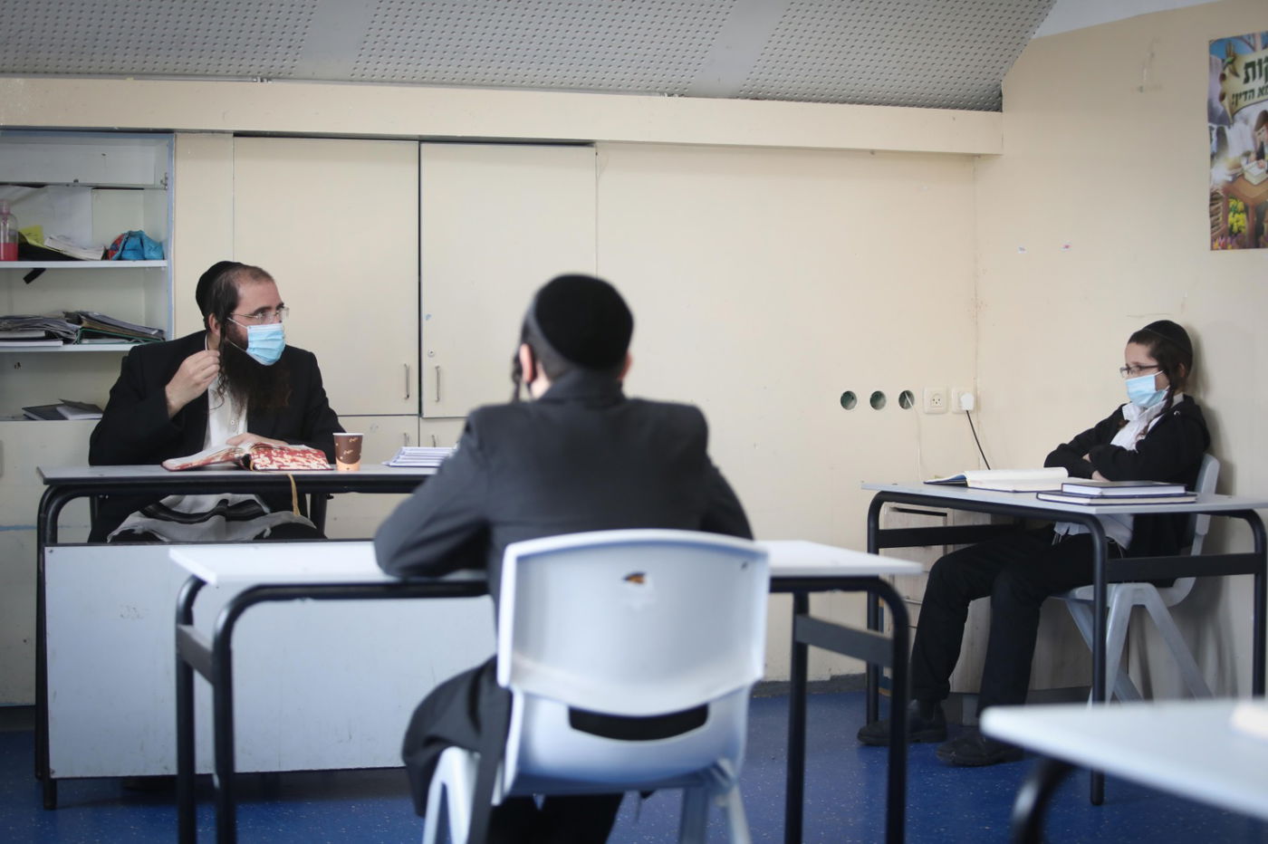 כך נראה חיידר בימי קורונה • גלריה מיוחדת