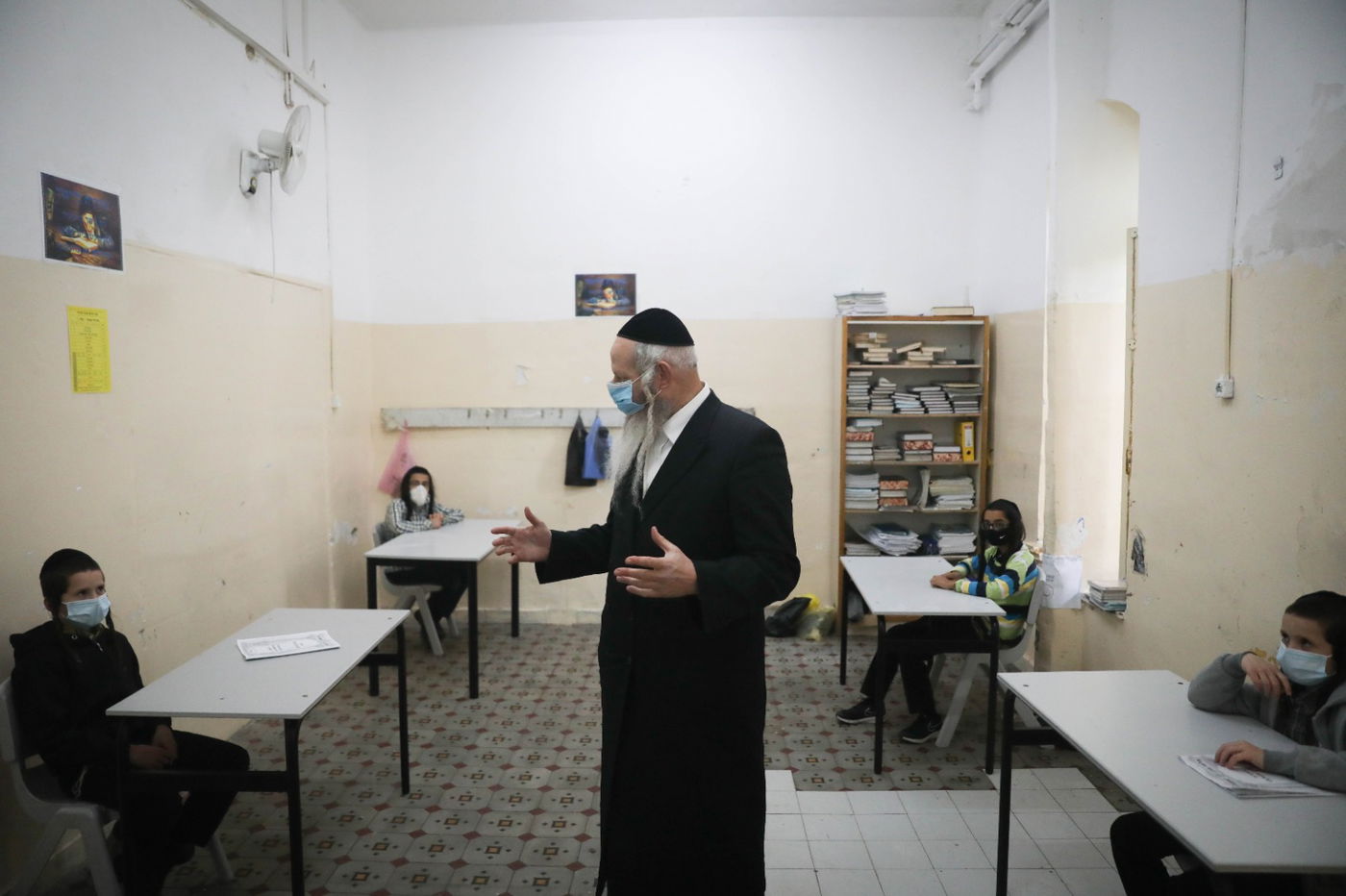 כך נראה חיידר בימי קורונה • גלריה מיוחדת