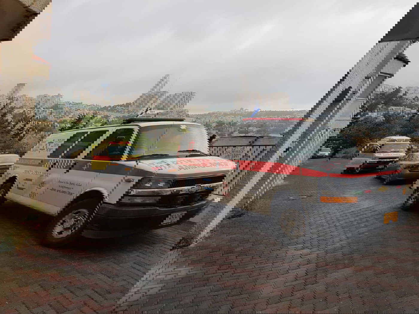 זירת השריפה בירושלים