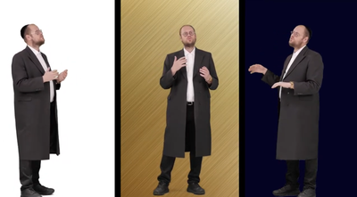 יעקב רוטבלט מבצע ווקאלית את היצירה הגוראית