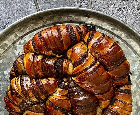 כמו כתר לשבת המלכה: עוגת רוגלך יפהפייה של חסי סגל