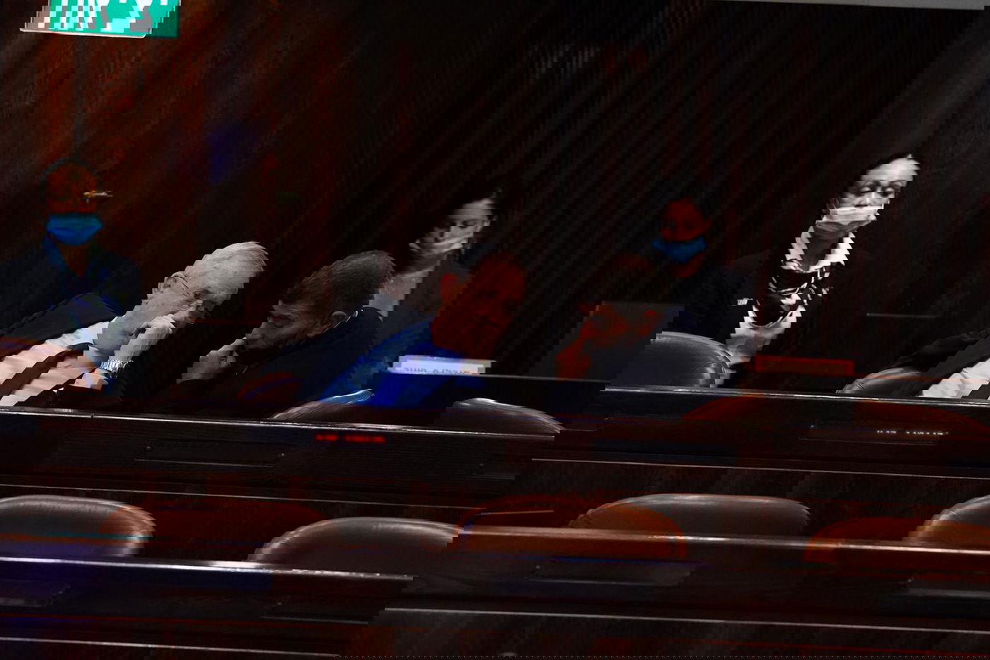 גנץ ואשכנזי במליאה