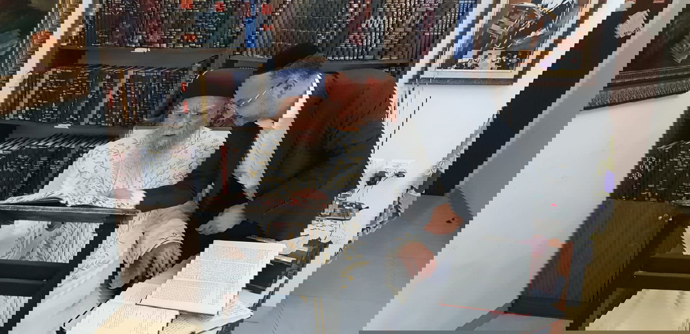 הרב אבא יצחק שטרית עם הראש"ל זצ"ל