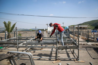 הכנות במירון לאירוע המצומצם השנה