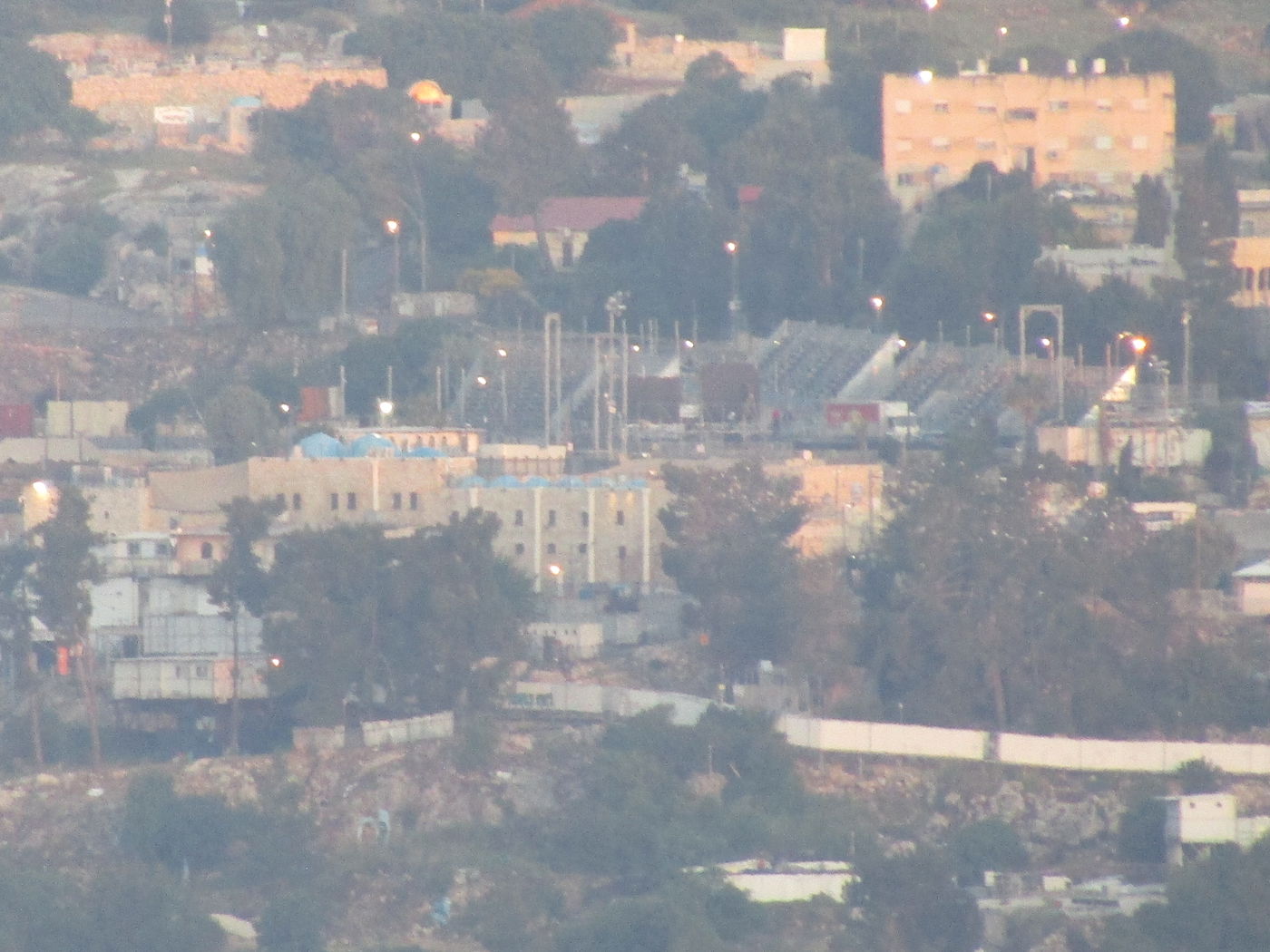 כך נראה הבוקר הר מירון - מהעיר צפת • צפו