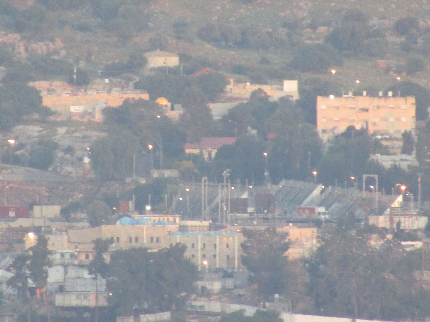 כך נראה הבוקר הר מירון - מהעיר צפת • צפו