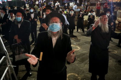 כמה מהחוגגים אתמול במירון