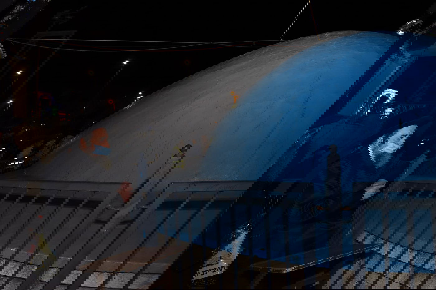 ההדלקה של האדמו"ר מבאיאן במירון • צפו