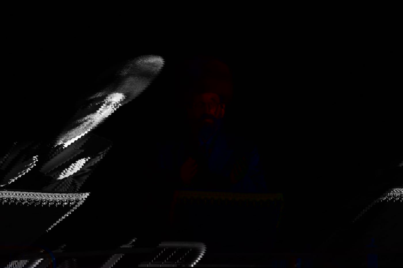 ההדלקה של האדמו"ר מבאיאן במירון • צפו