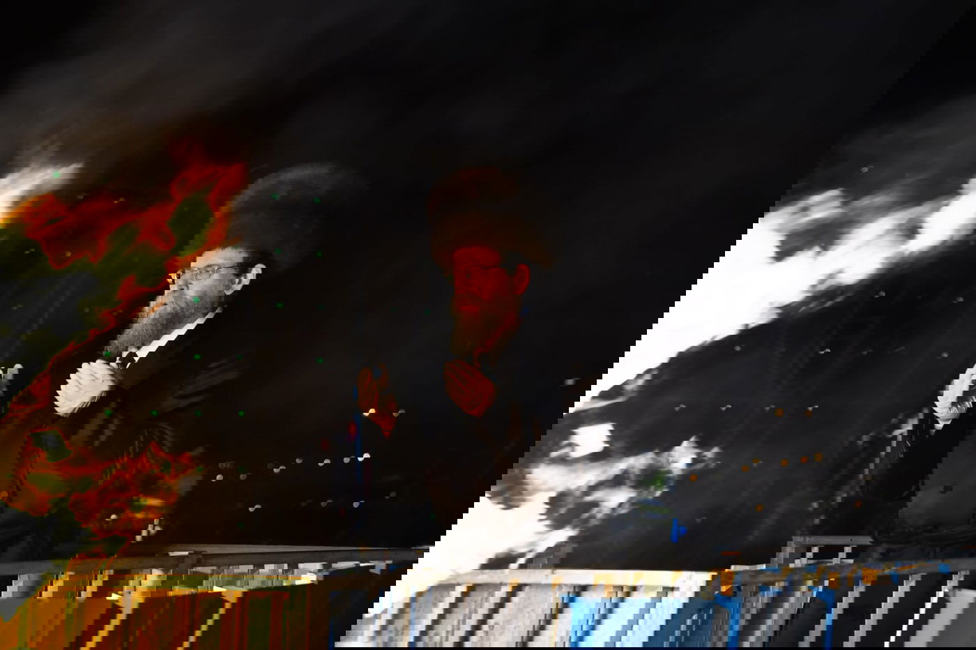 ההדלקה של האדמו"ר מבאיאן במירון • צפו