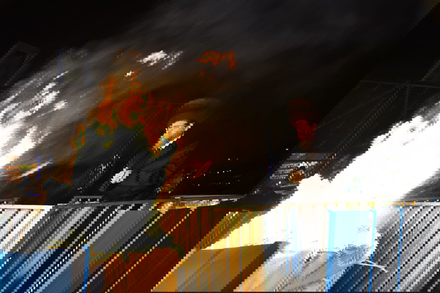 ההדלקה של האדמו"ר מבאיאן במירון • צפו