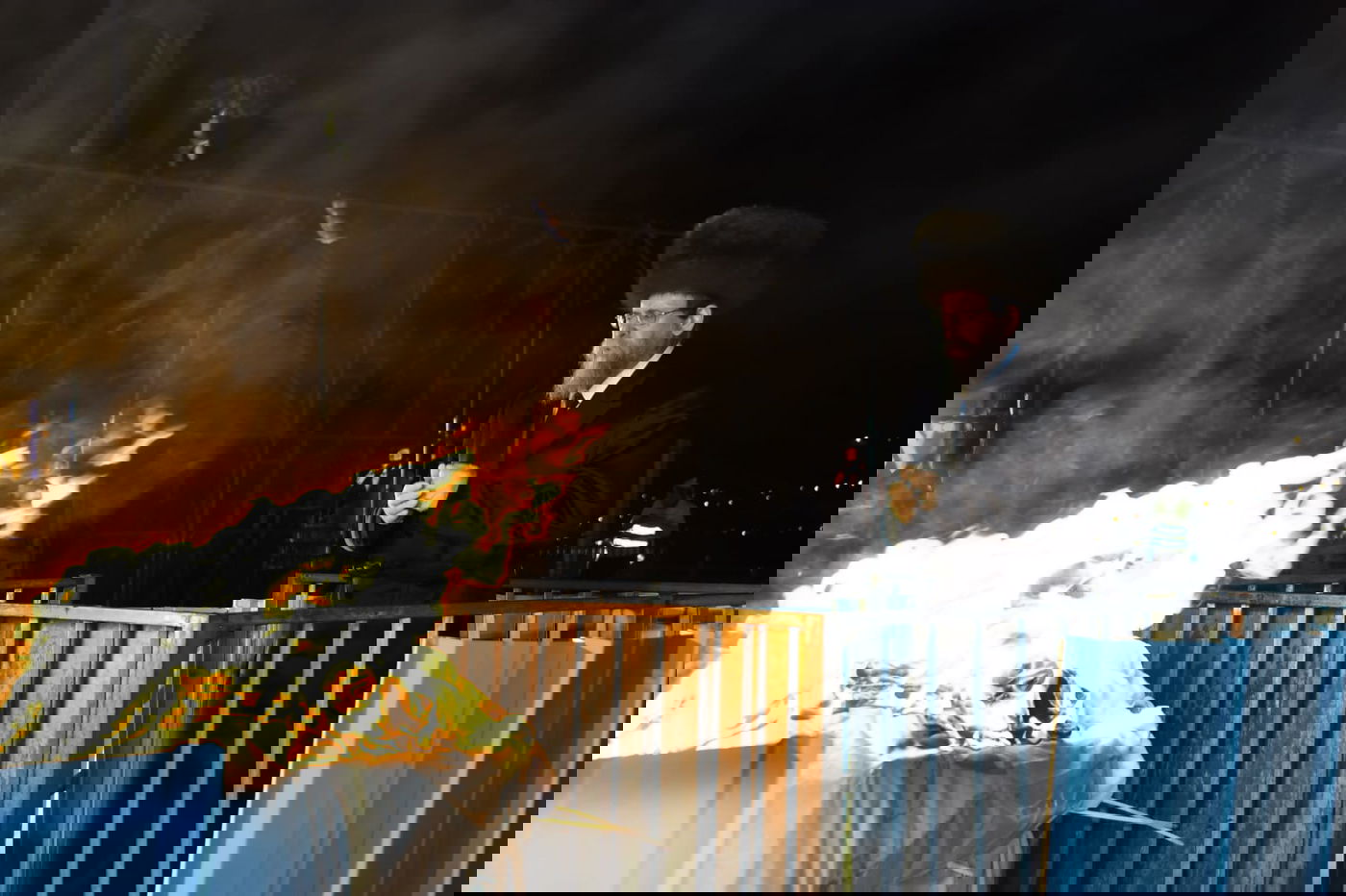 ההדלקה של האדמו"ר מבאיאן במירון • צפו