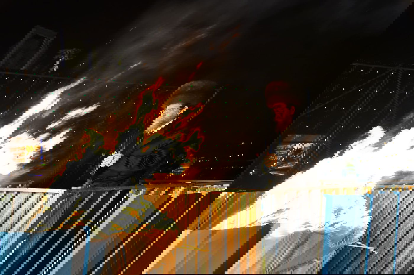 ההדלקה של האדמו"ר מבאיאן במירון • צפו