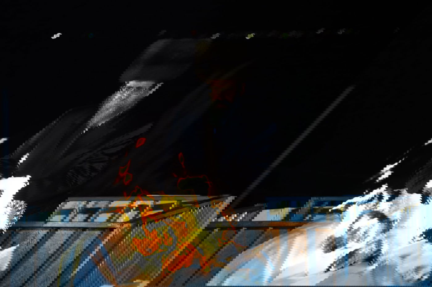 ההדלקה של האדמו"ר מבאיאן במירון • צפו