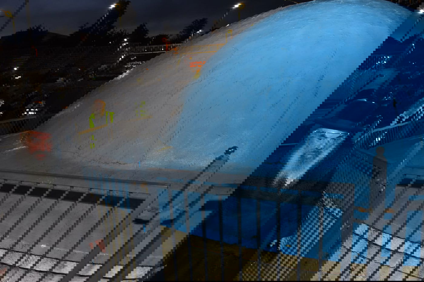 ההדלקה של האדמו"ר מבאיאן במירון • צפו