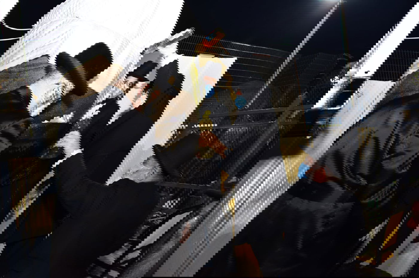 ההדלקה של האדמו"ר מבאיאן במירון • צפו