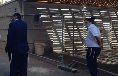 סיור השקת ה'קפסולות' בישיבת חברון