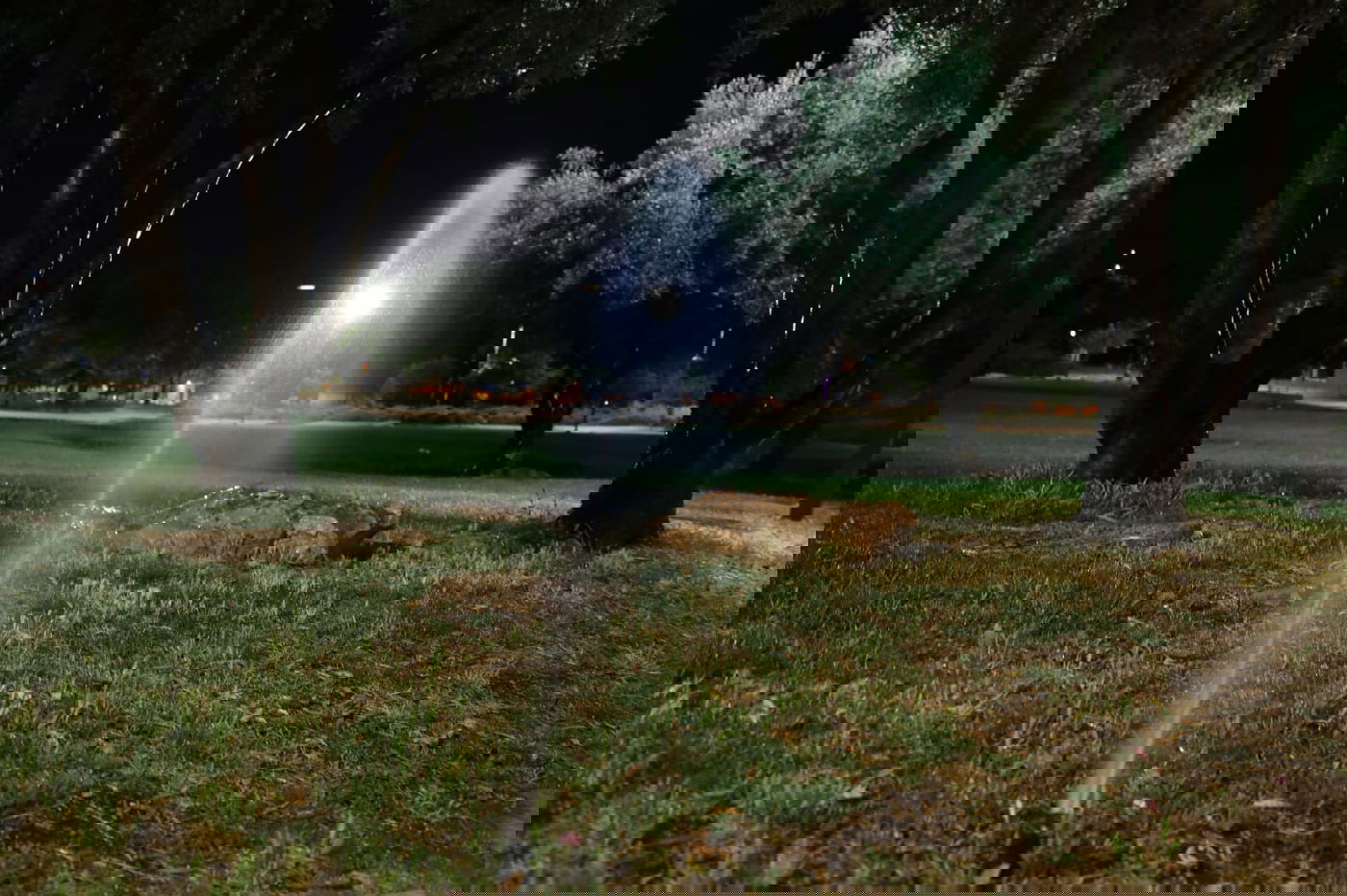 איך נראה גן העצמאות בלילה בזמן שרב? • צפו