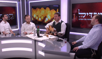 זלמן שטוב וחברים עם הבדלת קרליבך וקומזיץ לחג שבועות