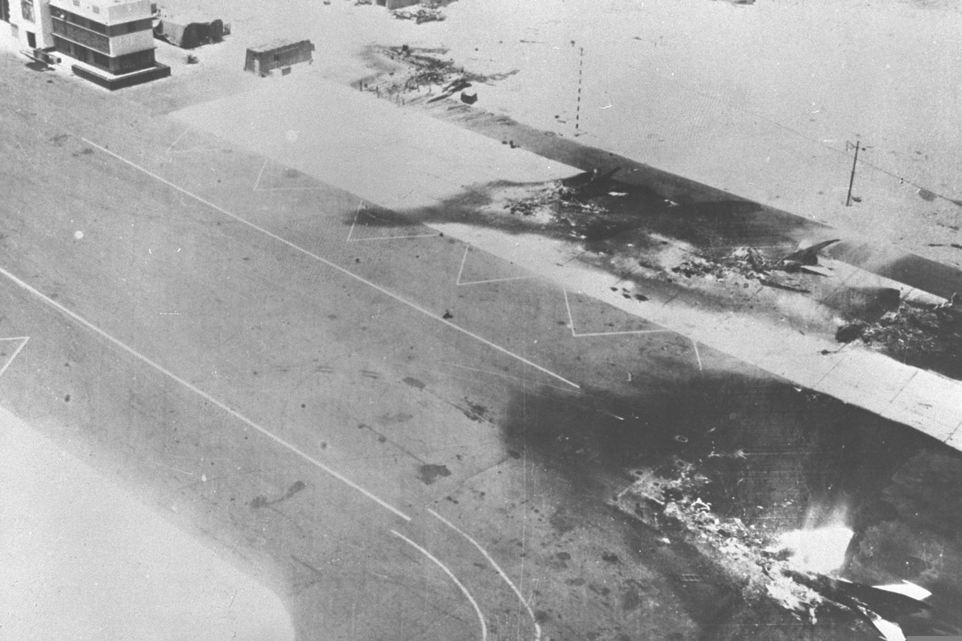 מטוסים מצריים שהופצצו על-ידי ישראל