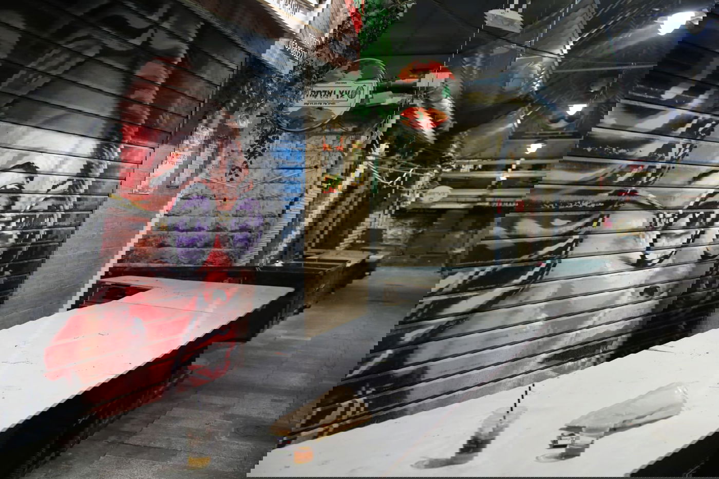 כך נראה 'מחנה יהודה' לפנות בוקר • גלריה