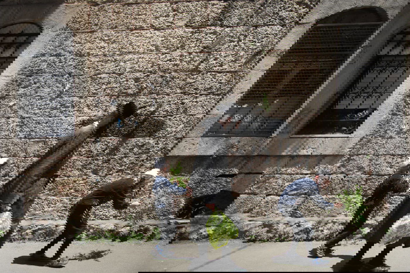 תיעוד ססגוני: הירושלמים מצטיידים בפרחים