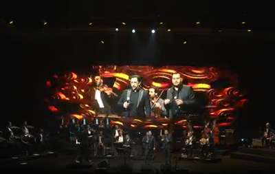 ביצוע טריו מיוחד של הפייטנים לכבוד התורה