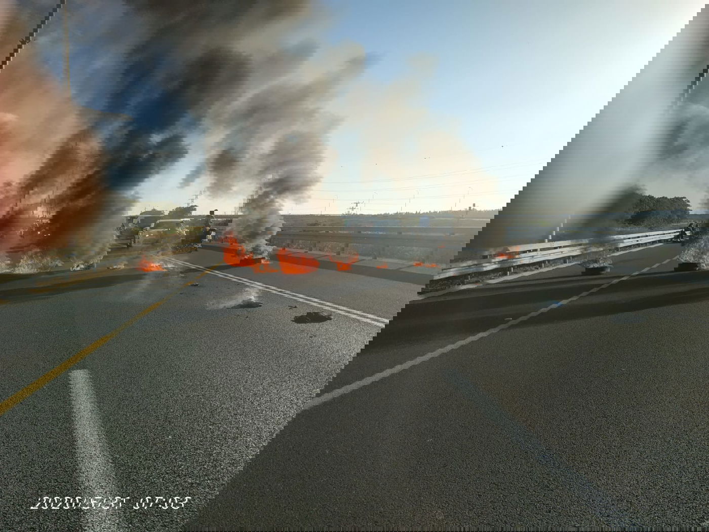 מחאת הנכים: הכניסה לאיילון נחסמה לזמן קצר