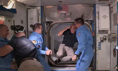 קבלת הפנים בתחנת החלל