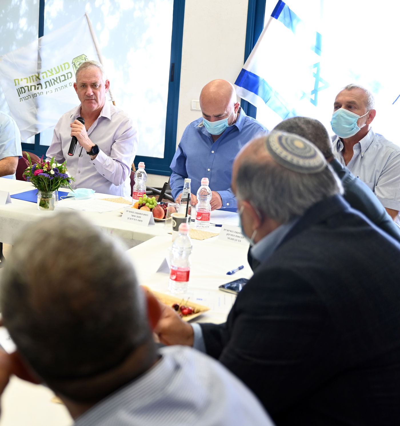 תיעוד: הביקור הראשון של בני גנץ בפיקוד הצפון