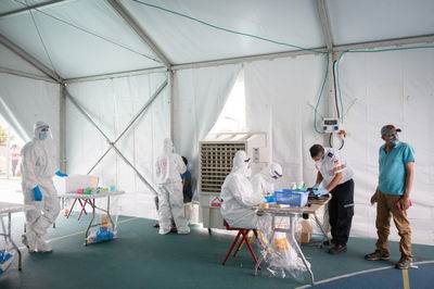 בדיקות קורונה בדרום תל אביב