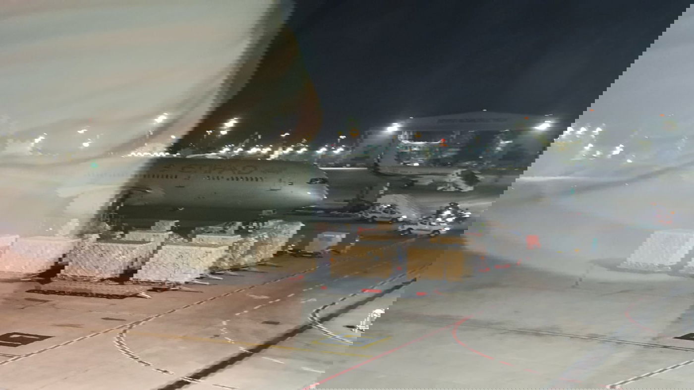 לראשונה: מטוס עם לוגו של איחוד האמירויות בנתב"ג