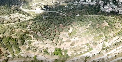 סיור וירטואלי בביתר העתיקה, מגובה הרחפן