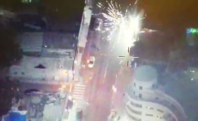 תיעוד ממסוק: המפגינים ביפו תוקפים ויורים