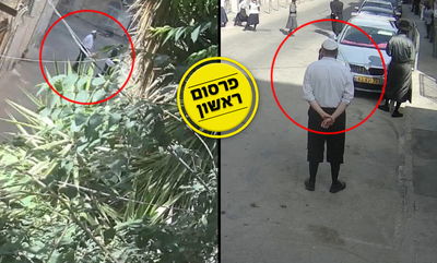 המשטרה: 'החשוד יידה אבנים' • התיעוד: החשוד עומד בצד