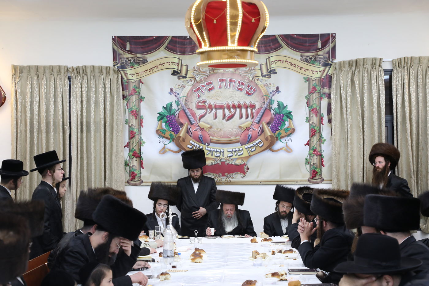 בזוועהיל חגגו שבת שבע ברכות לנכדת האדמו"ר