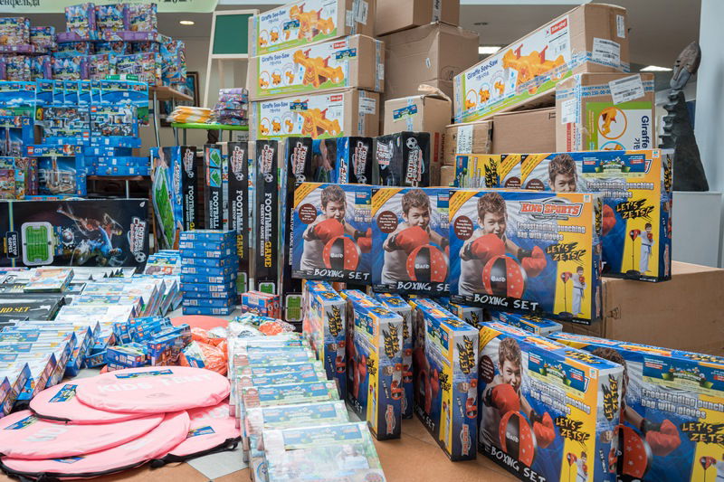 מוסקבה: אלף ילדים יהודים קיבלו משחקים